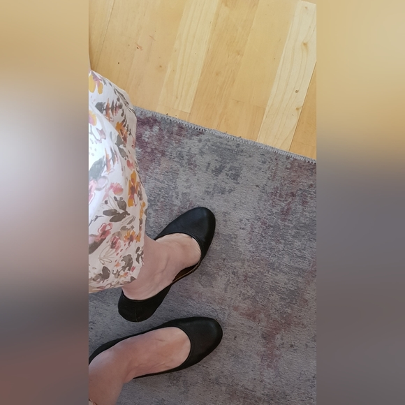 Country Road Vero Cuoio leather black ballet flats - Picture 2 of 9